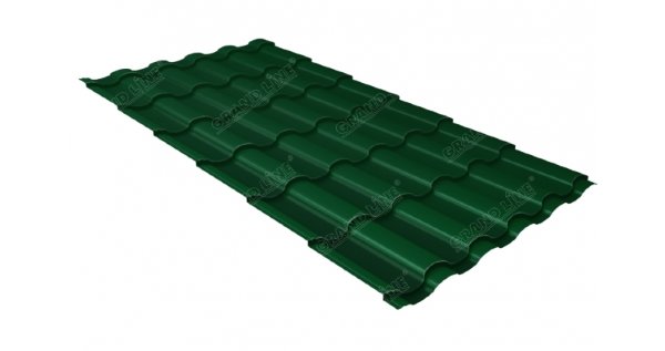Металлочерепица кредо 0,45 Drap RAL 6005 зеленый мох купить в Краснодаре